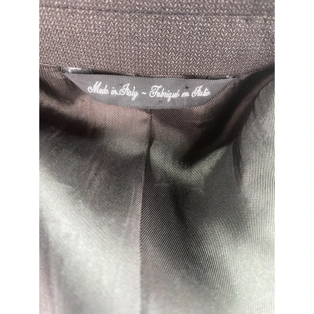 Ermenegildo Zegna Suit Jacket 44 R Taupe Wool Solid Saks Fifth Avenue Italy - Picture 10 of 14